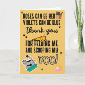 Funny Niedlich Yellow Happy Mother Day From Cat Karte (Vorderseite)