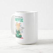 Funny Niedlich Yoga Cat Kaffee Tasse, Cat Lovers T Kaffeetasse (Vorderseite Links)