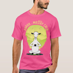 Funny Niedlich Yoga Lotus Pose Baaah-Ma Bleibe Cal T-Shirt