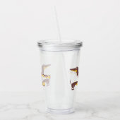 Funny niedliche Dackel für Langhundeeltern Acryltrinkbecher (Links)