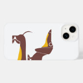 Funny niedliche Dackel für Langhundeeltern Case-Mate iPhone Hülle (Rückseite (Horizontal))