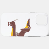 Funny niedliche Dackel für Langhundeeltern Case-Mate iPhone Hülle (Rückseite (Horizontal))