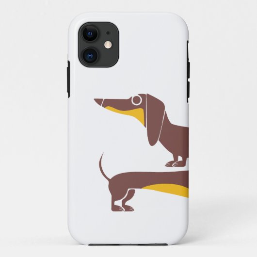 Funny niedliche Dackel für Langhundeeltern Case-Mate iPhone Hülle (Rückseite)