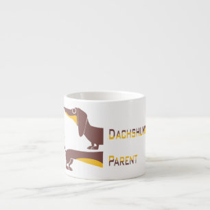 Funny niedliche Dackel für Langhundeeltern Espressotasse
