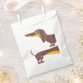 Funny niedliche Dackel für Langhundeeltern Geschenktütchen (Ausgeschnitten)