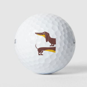 Funny niedliche Dackel für Langhundeeltern Golfball
