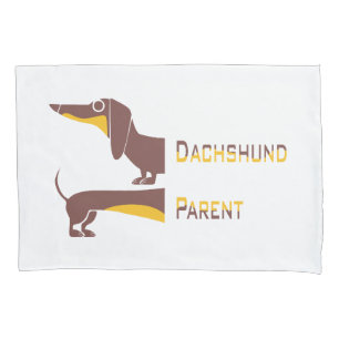 Funny niedliche Dackel für Langhundeeltern Kissenbezug