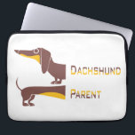 Funny niedliche Dackel für Langhundeeltern Laptopschutzhülle<br><div class="desc">Niedliches Design für echte Hundeliebhaber</div>