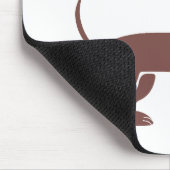 Funny niedliche Dackel für Langhundeeltern Mousepad (Ecke)
