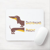Funny niedliche Dackel für Langhundeeltern Mousepad (Mit Mouse)