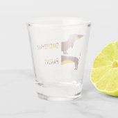 Funny niedliche Dackel für Langhundeeltern Schnapsglas (Rückseite)