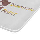 Funny niedliche Dackel für Langhundeeltern Schneidebrett (Ecke)