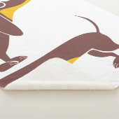 Funny niedliche Dackel für Langhundeeltern Sherpadecke (3/4)