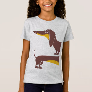 Funny niedliche Dackel für Langhundeeltern T-Shirt