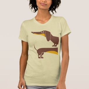 Funny niedliche Dackel für Langhundeeltern T-Shirt