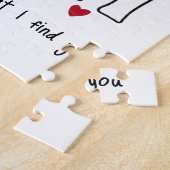 Funny Niedliche handgezogen Maze Valentine Geschen Puzzle (Seite)