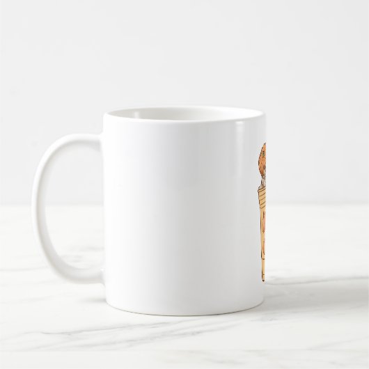 Funny Niedliche Herbst Herbst Niedlicher Pumpe Kaf Kaffeetasse (Links)