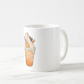Funny Niedliche Herbst Herbst Niedlicher Pumpe Kaf Kaffeetasse (VorderseiteRechts)