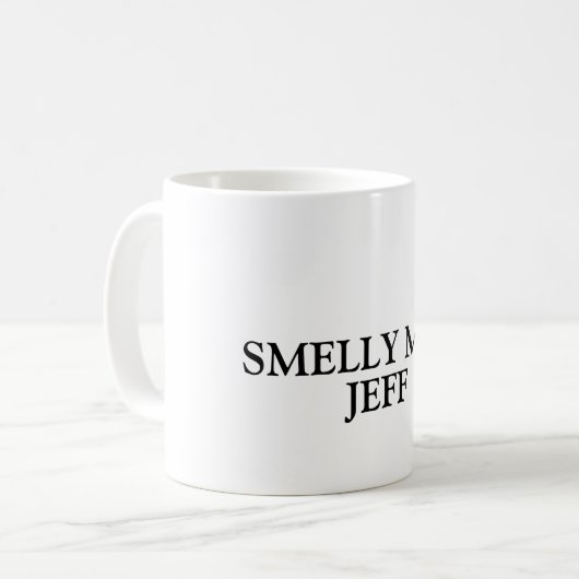 Funny niedliche personalisierte Namen Kaffeetasse (Vorderseite Links)