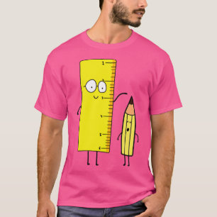 Funny Niedliche Regelmaßnahmen ein Stift T-Shirt