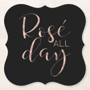 Funny Niedliche Rose Der ganze Tag Weinwanderwege Untersetzer