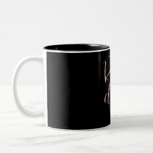 Funny Niedliche Rose Der ganze Tag Weinwanderwege Zweifarbige Tasse