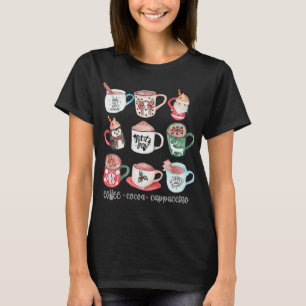 Funny Niedliche Weihnachten Tasse trinken heißen K T-Shirt