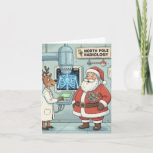 Funny/Niedliche Weihnachtskarte für X-Ray Techs Karte