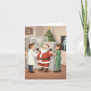 Funny/Niedliche Weihnachtskarte für X-Ray Techs Karte