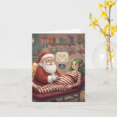 Funny/Niedliche Weihnachtskarte Ultrasound Technol Karte (Gelbe Blume)