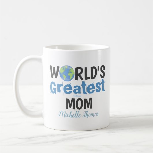 Funny Niedliche Weltbeste Mama Custom Kaffeetasse (Links)