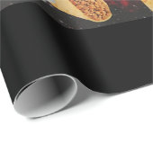 Funny Niedliche Weltraumgalaxie Cat Meme Pizza Tac Geschenkpapier (Rolleneckpunkt)