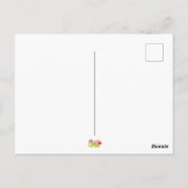 Funny niedlichen vegane phantastische Freunde dank Postkarte (Rückseite)