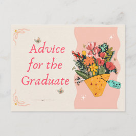 Funny & Niedlicher Abschluss Advisor Card Feiertagspostkarte