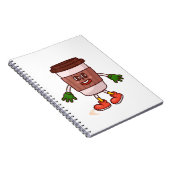 Funny Niedlicher Kaffee Notizblock (Rechte Seite)