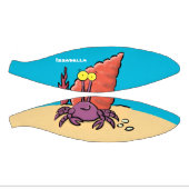 Funny niedlicher lila Cartoon Einsiedlerkrabbe Mini Basketball (Panele)