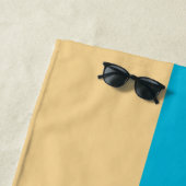 Funny niedlicher lila Cartoon Einsiedlerkrabbe Strandtuch (Beispiel)