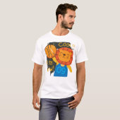 Funny niedlicher Löwe T-Shirt (Vorne ganz)