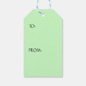 Funny Niedlicher Valentinstag Mohnfrösche in der L Geschenkanhänger (Rückseite)