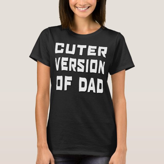 Funny Niedlicher Version des Vaters T-Shirt (Vorderseite)
