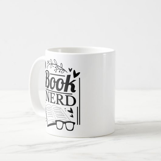 Funny Niedlicher Zitat Nerd Kaffeetasse (Vorderseite Links)