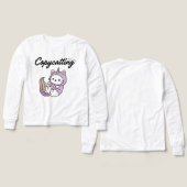 Funny Niedliches einfaches Design für Katzenliebha (Design Vorderseite & Rückseite)