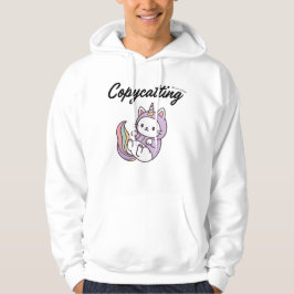 Funny Niedliches einfaches Design für Katzenliebha Hoodie