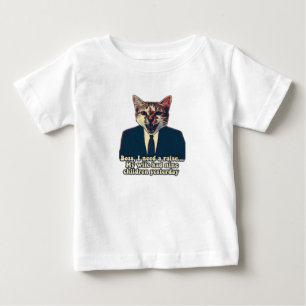 Funny niedliches Katzenmem für Katzenfreunde und K Baby T-shirt