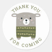 Funny niedliches Schaf. Kinderzoo Geburtstag Gebur Runder Aufkleber (Vorderseite)