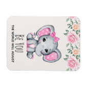 Funny Niedliches Sprichwort Seien Sie mit Adorable Magnet (Horizontal)