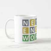 Funny Niemals genug Word - Puzzle Game Player Kaffeetasse (Links)