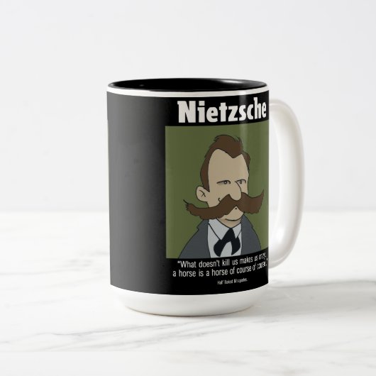 Funny Nietzshe Tasse (VorderseiteRechts)