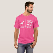 Funny Nigerian Zwarf Goat T-Shirt (Vorne ganz)
