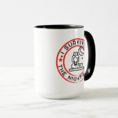 Funny Nightshift Nurse Tasse (VorderseiteRechts)